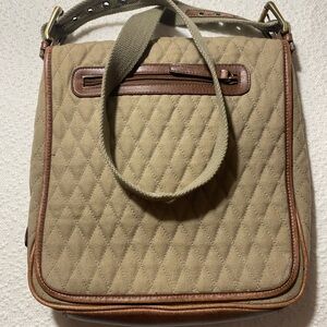 Ruff Hewn Quilted Purse in Beige